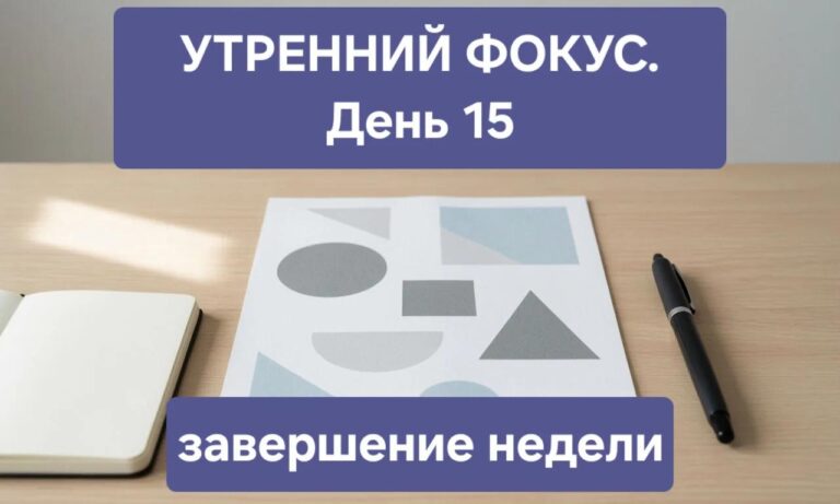 Утренний фокус. День 15